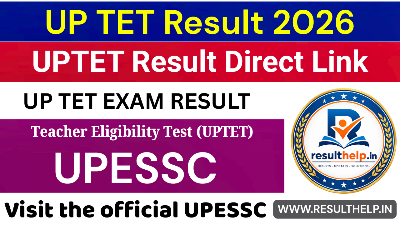 UP TET Result 2026